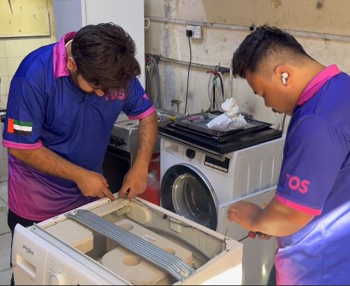 Washing machine repair background