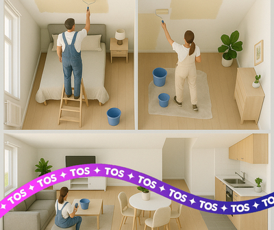 1BHK Apartment Painting